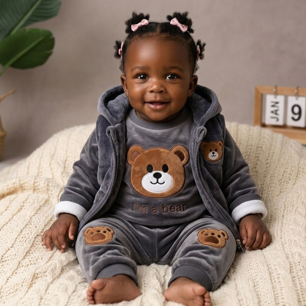 Big Head Bear 3 Piece Set