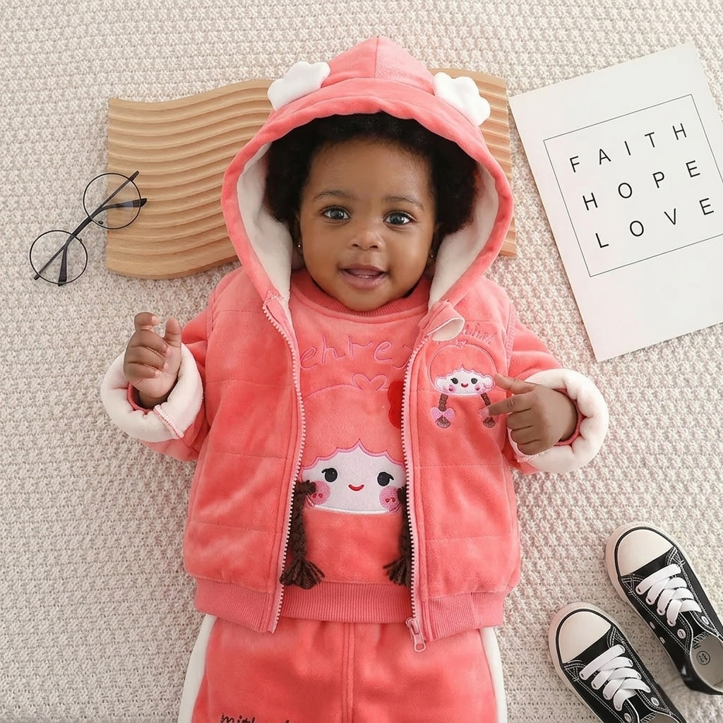 Ponytails Velour Set 3 Piece Set