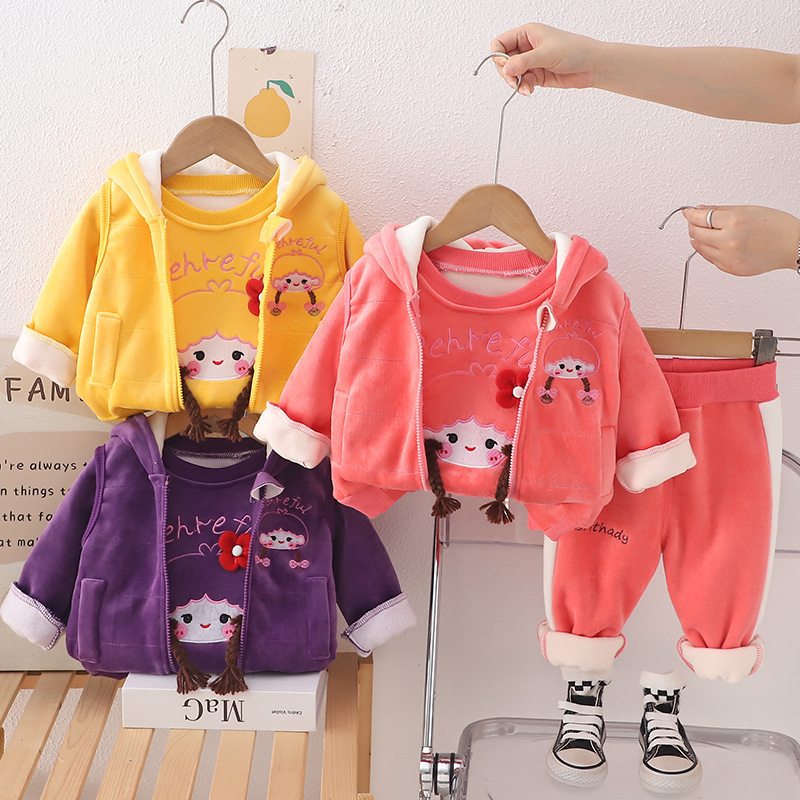Ponytails Velour Set 3 Piece Set