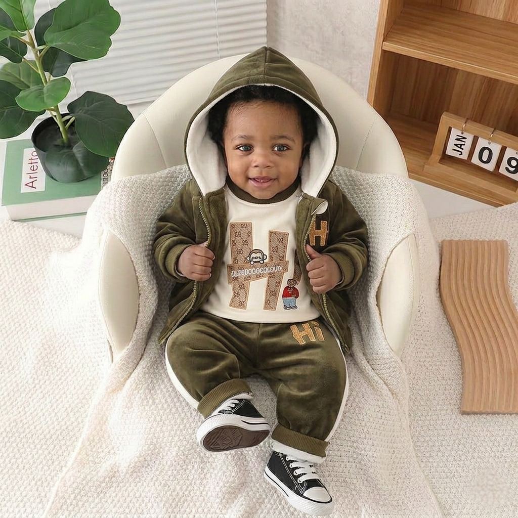 Hi Cub Velour 3 Piece Set