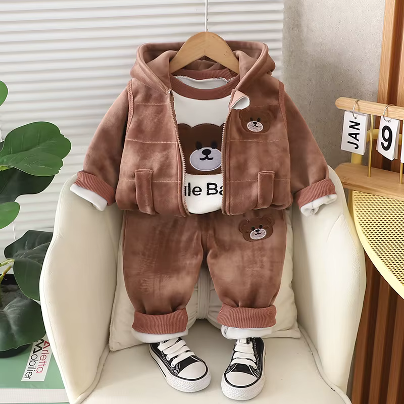 Bambé Bear Plush 3 Piece Set
